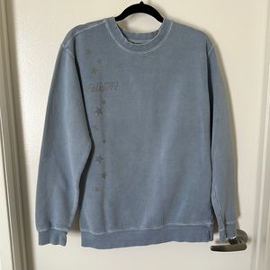 Taylor Swift Light Blue Folklore Light Blue Sweatshirt - Cardigan